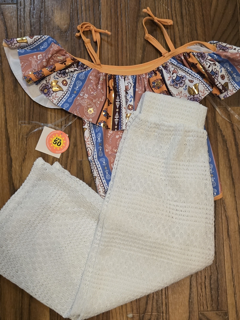 New Girls Swimsuit And Cover Up